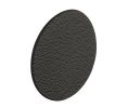 Hafele 045.25.300 Cover Cap, Plastic, Self-Adhesive, 11/16" (18 mm) Diameter, For Screw Heads or Minifix Connector Housing, Black, Box of 720 Pieces