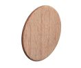 Hafele 045.26.600 Cover Cap, Self-Adhesive, Unfinished, 11/16" (18 mm) Diameter, For Screw Heads or Minifix Connector Housing, Wood Veneer, Cherry Wood, Box of 720 Pieces