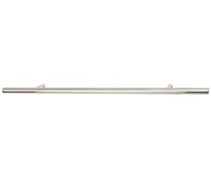 Hafele 100.45.127 T-Bar Handle, Hollow, 12-5/8" Centre To Centre, 1-1/4" Height, 1/2" Diameter, Stainless Steel, Matt