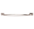 Hafele 100.61.707 Handle, Beaulieu Collection, 7-9/16" CTC, Brass, Polished Nickel