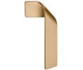 Hafele 101.69.505 Handle, Häfele Design Model H2155, Left, 5/8" Hole Spacing, 3-15/16" Length, 7/8" Depth, 2" Width, Zinc, Matt Gold