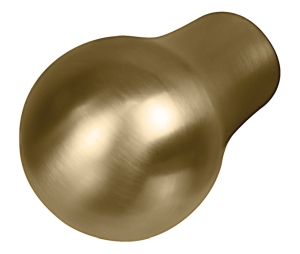 Hafele 101.73.691 Knob, Harmony / Savoy Collection, Zinc, Matt Gold