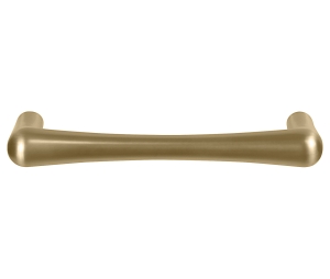 Hafele 101.73.701 Handle, Savoy Collection, 3-3/4" CTC, Zinc, Matt Gold
