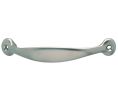 Hafele 103.05.620 Handle, 5-5/16" Hole Spacing, 6-1/8" Length, 1-3/16" Depth, 1" Height, Zinc, Matt Nickel