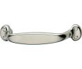 Hafele 103.06.600 Handle, Bungalow Collection, 3-3/4" Hole Spacing, 4-15/16" Length, 1-3/16" Depth, 1" Height, Zinc, Matt Nickel