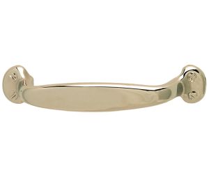 Hafele 103.06.700 Handle, Bungalow Collection, 3-3/4" Hole Spacing, 4-15/16" Length, 1-3/16" Depth, 1" Height, Zinc, Polished Nickel