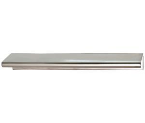 Hafele 103.20.244 Handle, Tab Collection, 5" Hole Spacing, 6" Length, 1-9/16" Depth, 11/16" Height, Brass, Polished Chrome