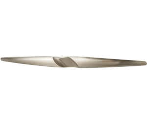Hafele 103.78.019 Handle, Hickory Serendipity Collection, 6-5/16" CTC, Zinc, Iced-Tea Nickel