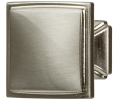 Hafele 103.78.042 Knob, Hickory Bridges Collection, Zinc, Satin Nickel
