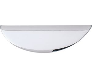 Hafele 104.66.200 Handle, 1-1/4" Hole Spacing, 3-15/16" Length, 7/8" Depth, 15/16" Height, Zinc, Polished Chrome