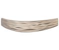 Hafele 104.96.651 Handle, Strata Collection, 3-3/4" Hole Spacing, 5" Length, 1" Depth, 7/8" Height, Zinc, Matt Nickel