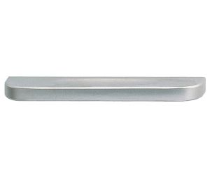 Hafele 105.34.602 Handle, 2-1/2" Hole Spacing, 3-7/8" Length, 11/16" Depth, 1/4" Height, Zinc, Matt Nickel