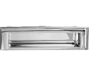 Hafele 106.59.210 Inset Handle, 6-5/16" Centre To Centre, 6-7/8" Length, 1-13/16" Width, 9/16" Height, Zinc, Polished Chrome