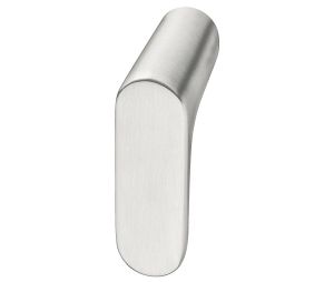 Hafele 106.69.150 Knob, Häfele Design Model H2130, 1-1/8" Depth, 1-3/8" Length, 1/2" Width, Zinc Alloy, Brushed Nickel