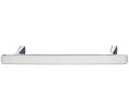 Hafele 106.69.171 Handle, Häfele Design Model H2115, 12-5/8" Hole Spacing, 14-11/16" Length, 1" Depth, 3/4" Height, Zinc, Brushed Nickel