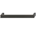 Hafele 106.70.011 Handle, Bent Collection, 6-5/16" Hole Spacing, 6-11/16" Length, 1-1/8" Depth, 9/16" Height, Zinc, Matt Black