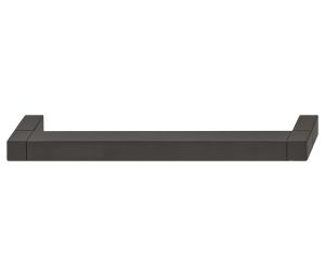 Hafele 106.70.042 Handle, Cube Collection, 7-9/16" Centre To Centre, 8-1/8" Length, 1-3/8" Depth, 9/16" Height, Aluminum, Matt Black
