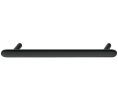 Hafele 106.70.100 Handle, Häfele Design Model H2135, 3-3/4" Centre To Centre, 5-9/16" Length, 1-1/4" Depth, 5/8" Height, Zinc, Matt Black