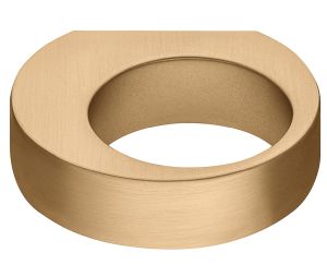 Hafele 106.70.136 Knob, Häfele Design Model H2150, 2-3/16" Diameter, 2" Height, Zinc Alloy, Matt Gold