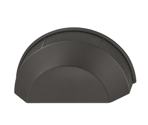 Hafele 106.70.420 Furniture Handle, H2315 Collection, 2-1/2" CTC, Zinc, Matt Black