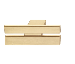 Hafele 106.70.512 Knob, Model H2365, Zinc, Brushed Gold