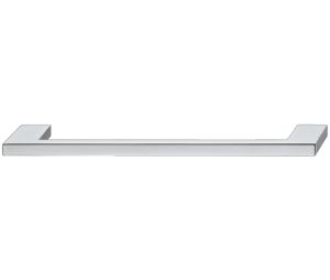 Hafele 108.76.233 Handle, 6-5/16" Centre To Centre, 7-5/8" Length, 1-1/8" Depth, 5/16" Height, Zinc, Polished Chrome