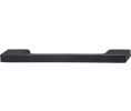Hafele 108.76.245 Handle, 3-3/4" Centre To Centre, 5-1/8" Length, 1-1/8" Depth, 5/16" Height, Zinc, Black Matt