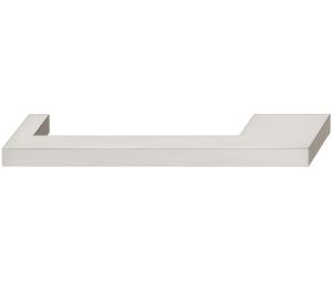 Hafele 110.34.655 Handle, Nouveau Collection, 5" & 6-5/16" Hole Spacing, 6-3/4" Length, 1-1/4" Depth, 1/2" Height, Zinc, Brushed Nickel