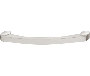Hafele 110.34.687 Handle, Nouveau Collection, 7-9/16" Centre To Centre, 8-3/8" Length, 1-1/8" Depth, 1/2" Height, Zinc, Brushed Nickel