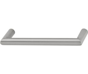 Hafele 110.52.435 Handle, Antimicrobial Collection, 5" Hole Spacing, 5-1/2" Length, 1-3/8" Depth, 1/2" Height, Stainless Steel, Antimicrobial Matt