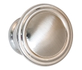Hafele 110.93.672 Knob, Keystone Collection, Zinc, Satin Nickel