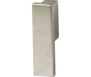 Hafele 111.95.112 Modern Knob, TAG Hardware Modern Collection, 5/8" Hole Spacing, 1/2" Length, 5/6" Depth, 1-5/6" Height, Zinc, Matt Nickel