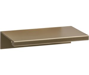 Hafele 111.95.192 Handle, TAG Hardware Classic Collection, 2" Hole Spacing, 3" Length, 1-5/8" Depth, 11/16" Height, Aluminum, Matt Gold