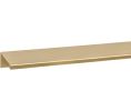 Hafele 111.95.207 Handle, TAG Hardware Classic Collection, 7x4" Hole Spacing, 30-1/2" Length, 1-5/8" Depth, 11/16" Height, Aluminum, Matt Gold