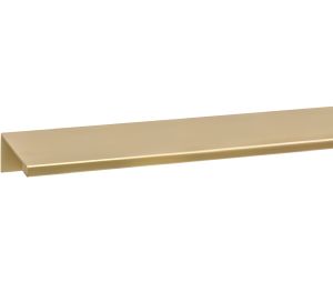 Hafele 111.95.212 Handle, TAG Hardware Classic Collection, 9x4" Hole Spacing, 36-1/2" Length, 1-5/8" Depth, 11/16" Height, Aluminum, Matt Gold
