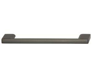 Hafele 111.95.275 Elite Handle, TAG Hardware Classic Collection, 5" Hole Spacing, 5-7/8" Length, 1-1/16" Width, 5/16" Height, Zinc, Slate/Graphite