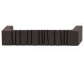 Hafele 113.97.424 Handle, Calypso Collection, 3-3/4" Centre To Centre, 4-3/16" Length, 1-1/16" Depth, 7/8" Height, Zinc, Oil-Rubbed Bronze