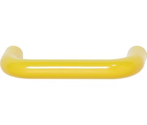 Hafele 114.20.118 Handle, HEWI, 2-1/2" Hole Spacing, 2-7/8" Length, 1-1/4" Depth, 3/8" Height, Polyamide, Bright Mustard Yellow