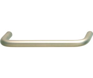 Hafele 116.07.632 Handle, 4" Centre To Centre, 4-3/8" Length, 1-3/16" Depth, 1/3" Height, Steel, Matt Nickel