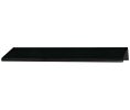 Hafele 124.02.344 Handle, Tab Collection, 4" Centre To Centre, 6" Length, 1-11/16" Depth, 3/4" Height, Aluminum, Polished Black