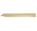 Hafele 124.02.502 Handle, Tab Collection, 4" Centre To Centre, 6" Length, 1-11/16" Depth, 3/4" Height, Aluminum, Brushed Brass