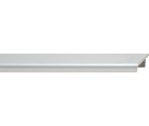 Hafele 126.15.900 Continuous Handle, 98-7/16" Length, 1-3/8" Depth, 1/2" Height, Aluminum, Matt