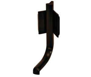 Hafele 126.37.374 Inside Corner Trim, Passages Collection, Plastic, Black