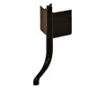 Hafele 126.37.375 Outside Corner Trim, Passages Collection, Plastic, Black