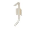 Hafele 126.37.770 Inside Corner Trim, Passages Collection, Plastic, White