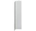 Hafele 126.37.922 Vertical End Profile, Passages Collection, 98-7/16" Length, Aluminum, Matt Aluminum