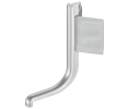 Hafele 126.37.985 Outside Corner Trim, Passages Collection, Plastic, Matt Aluminum