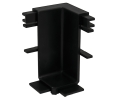 Hafele 126.63.047 L Inner Corner, Venice Collection, Plastic, Black