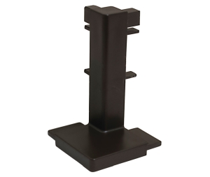 Hafele 126.63.054 L Outer Corner, Venice Collection, Plastic, Dark Bronze