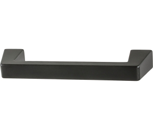 Hafele 133.50.164 Handle, Amerock Blackrock Collection, 3 3/4" Center to Center, 4 5/8" Length, 1 3/16" Height, Zinc, Black Bronzed